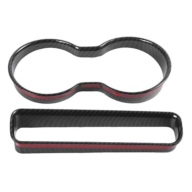 Cup Holder Decoration Cover Stickers for Dodge Challenger 2009-2014