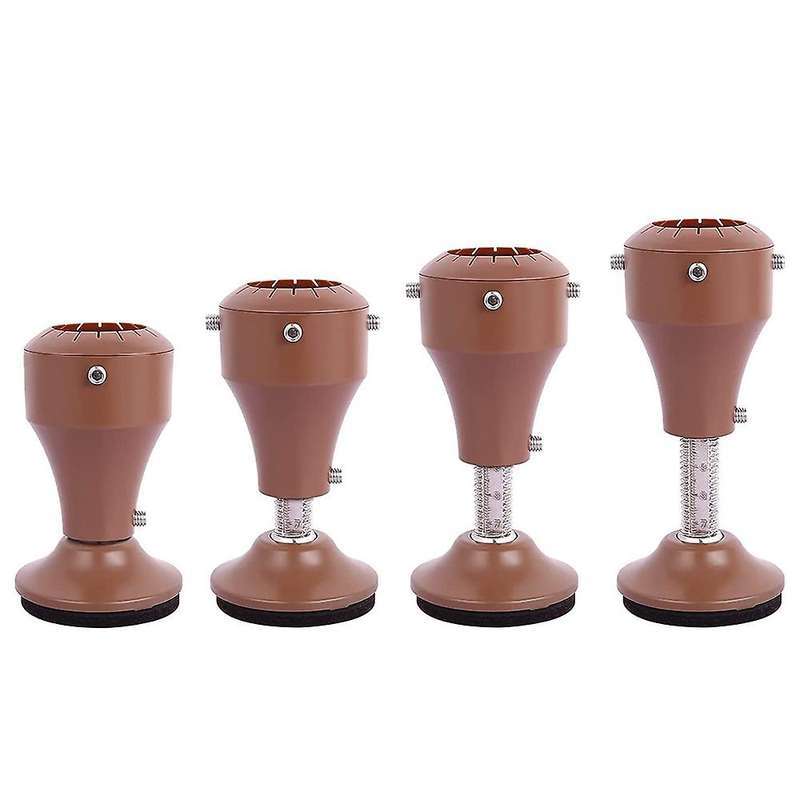 Rotatable Furniture Riser Base, Fit Chair Table Desk Sofa Feet Brown