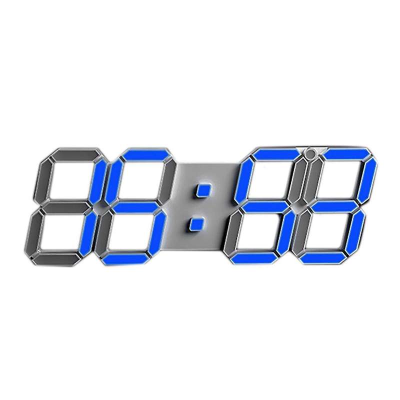 Led Digital Alarm Clock Wall Clock for Office Bedroom Living Room C