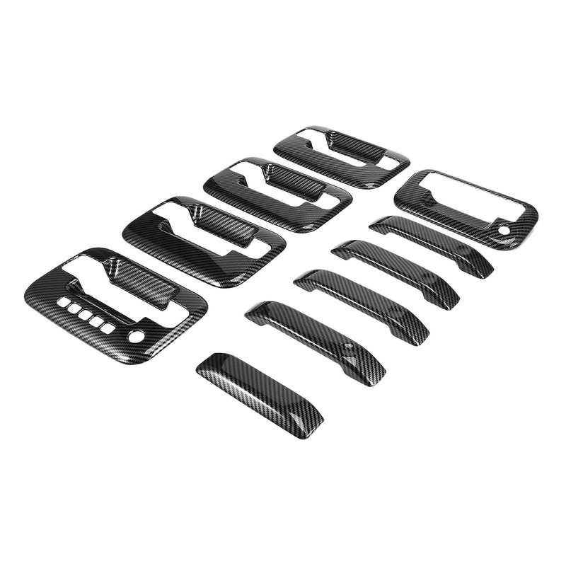 External Door Handle Covers for 2004-2019 Ford F150 Carbon Fiber