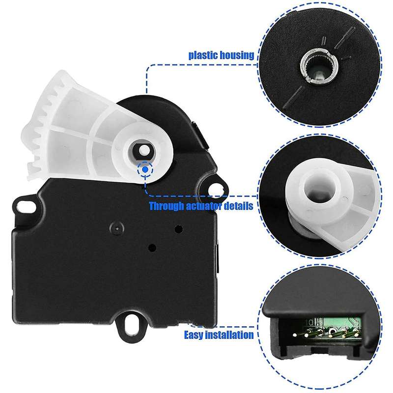 Heater Blend Air Door Actuator for Rainier Trailblazer Envoy (2 Pcs)
