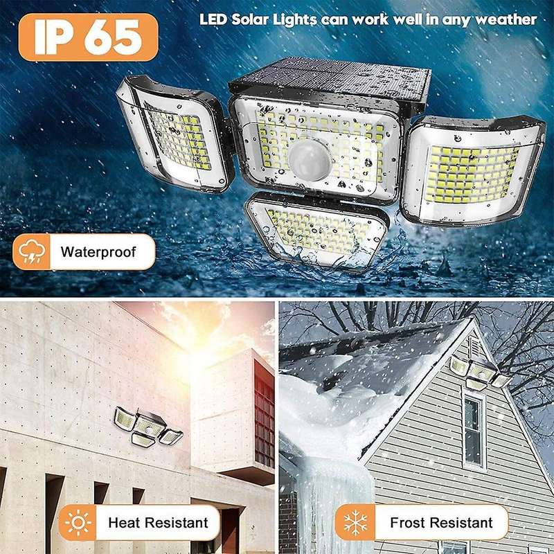 Security Lights Solar ,278 Led Motion Sensor Lights