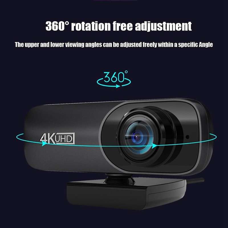 Webcam 4k Uhd 3840x2160p Webcam Groothoek Web Camera Met Microfoon