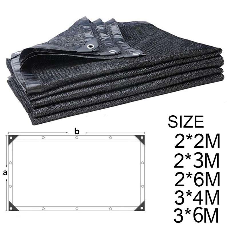 Outdoor Garden Anti-uv Shade Sails Sunblock Shade Cloth Net 2x6m