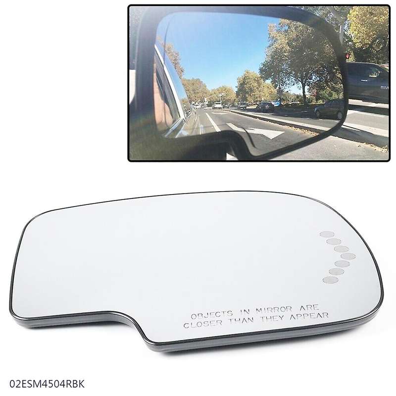 1 Pair Front Wing Rear View Mirror Glass for Gmc Chevy Cadillac 03-07