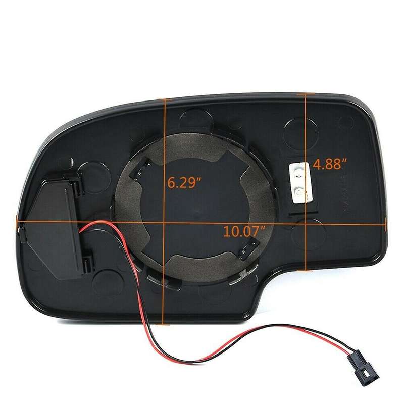 1 Pair Front Wing Rear View Mirror Glass for Gmc Chevy Cadillac 03-07
