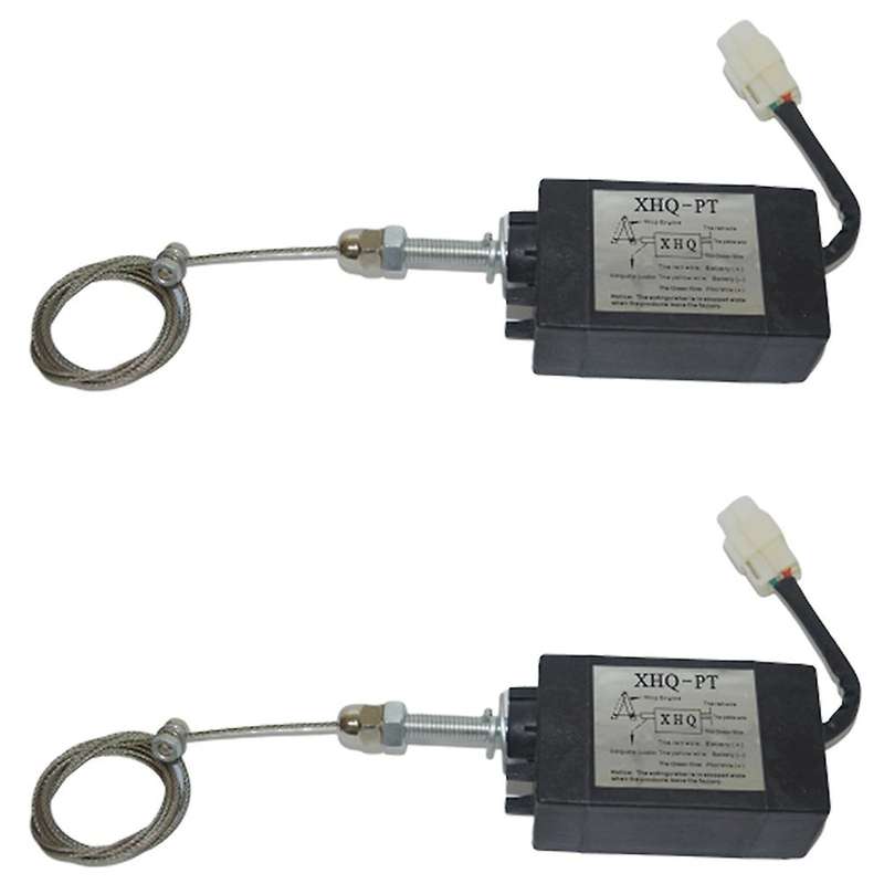Normally Closed Dc 12v Engine Flameout Device Stop Solenoid Valve