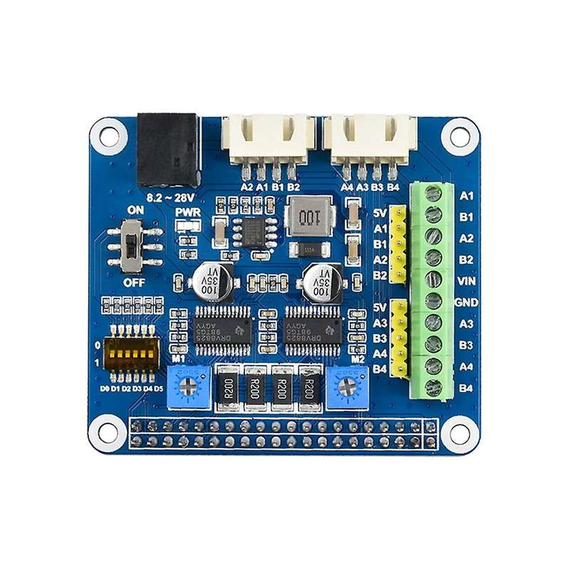 For Raspberry Pi 4b 3b 3b+ Pi Zero 2 W Stepper Motor Driver Board