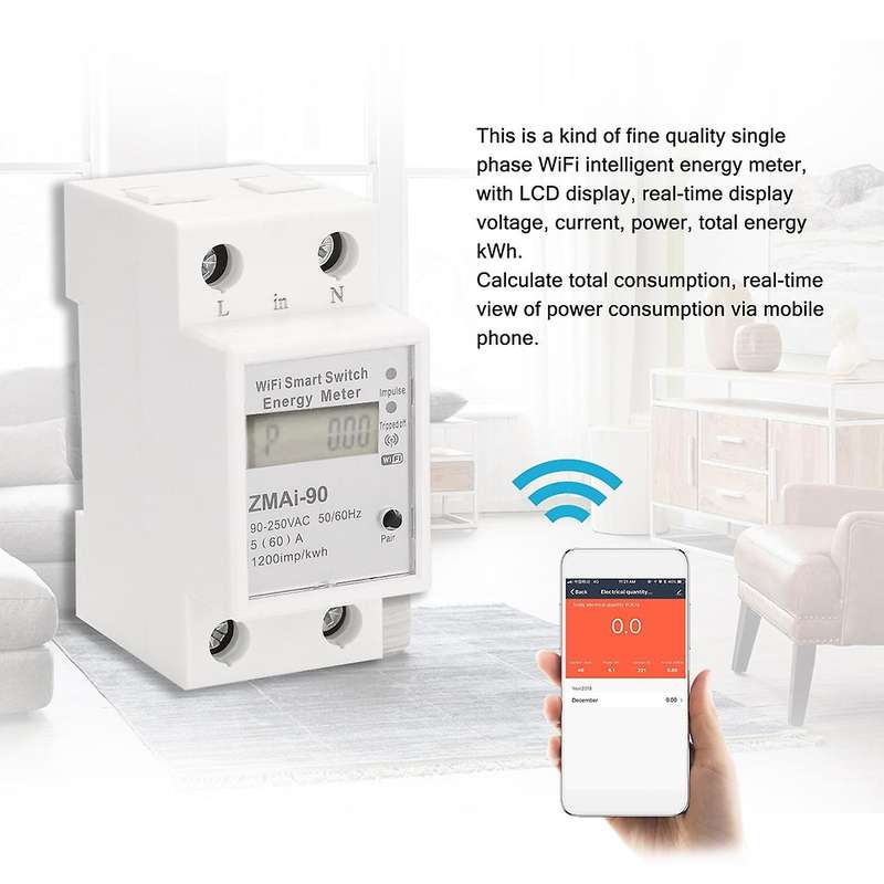 Wifi Intelligent Energy Meter for Alexa and Google