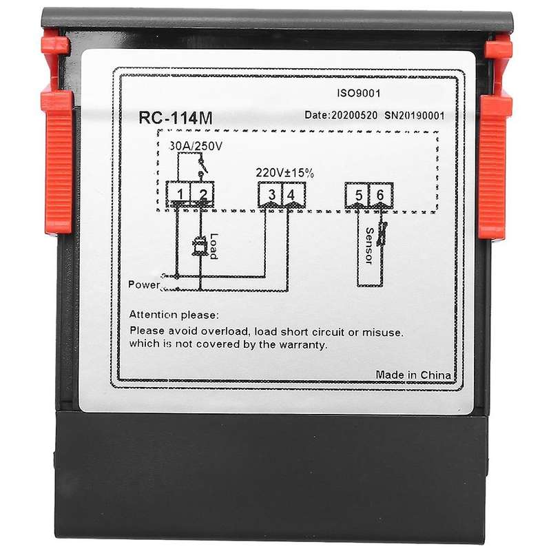 220v/30a Digital Temperature Controller 30-300 Degree with Ntc Sensor
