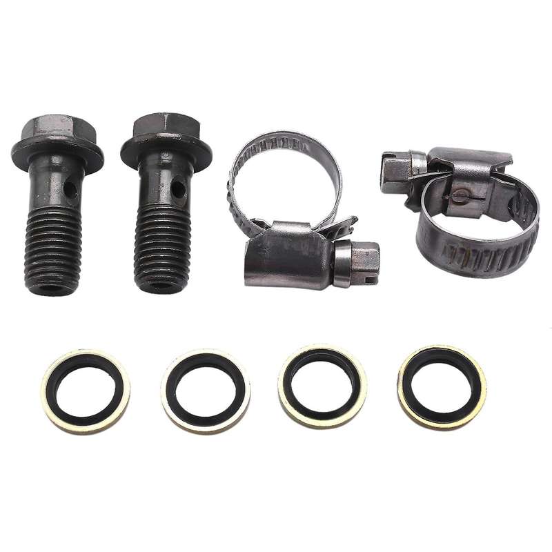Motorcycle Oil Cooler 4 Rows Mesh with 10mm Tubling for 50cc-160cc