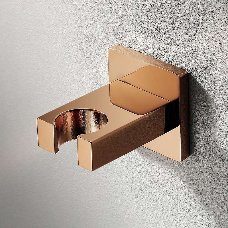 Round Abs Hand Spray Pressurized Hand Shower Head and Copper, A