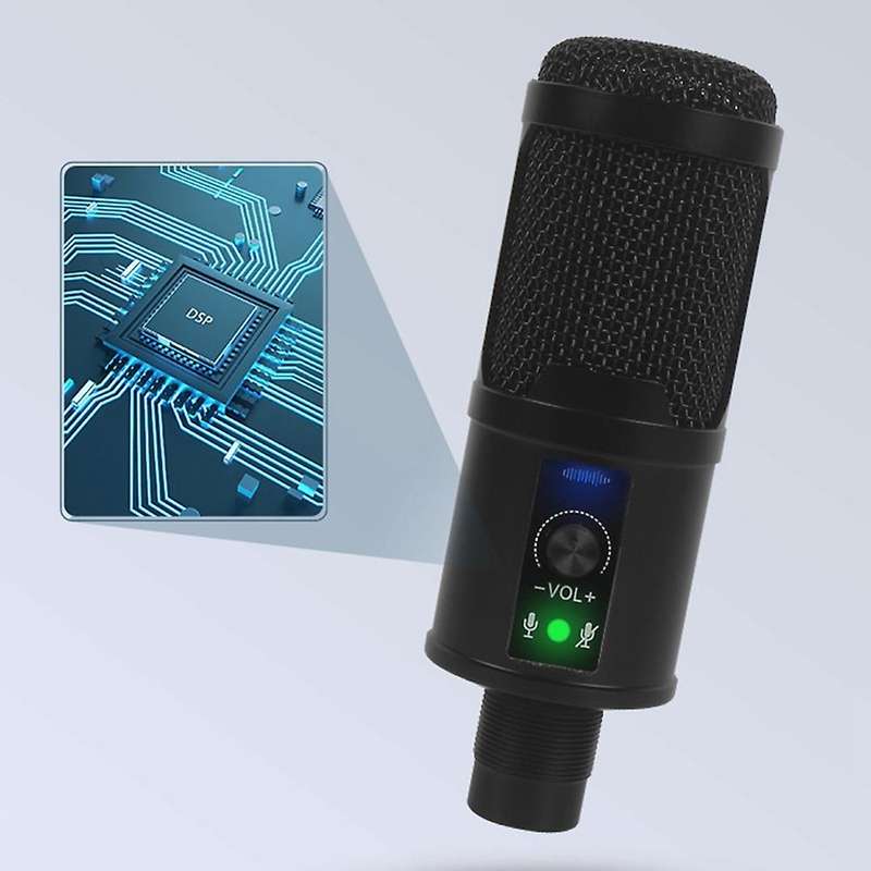 Professional Condenser Usb Computer Microphone Kit with Arm Stand A