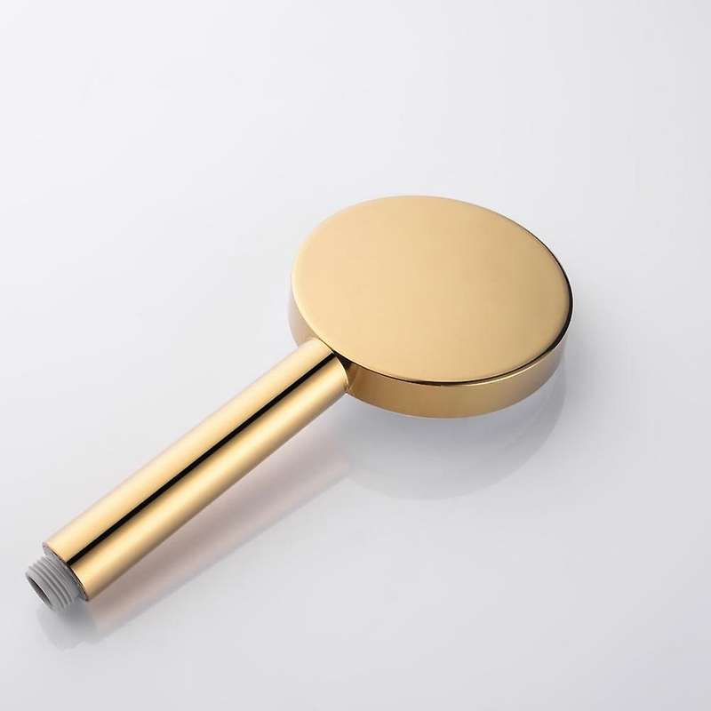 Round Abs Hand Spray Pressurized Hand Shower Head and Copper, B