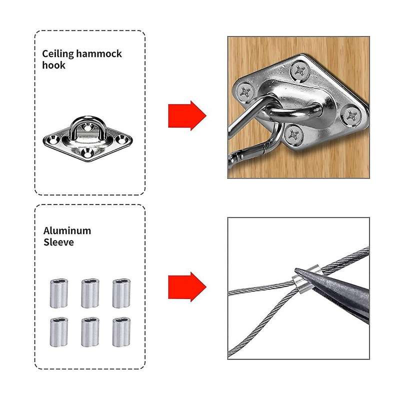 Wire Rope Kit, 164ft Length Wire Cable,1/16 Inch Coated Wire Rope Kit