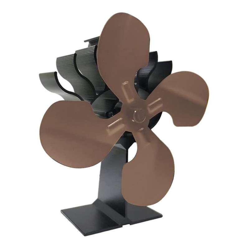 Heat Powered Stove Fan Fireplace Fan for Wood Log Burner Fireplace A