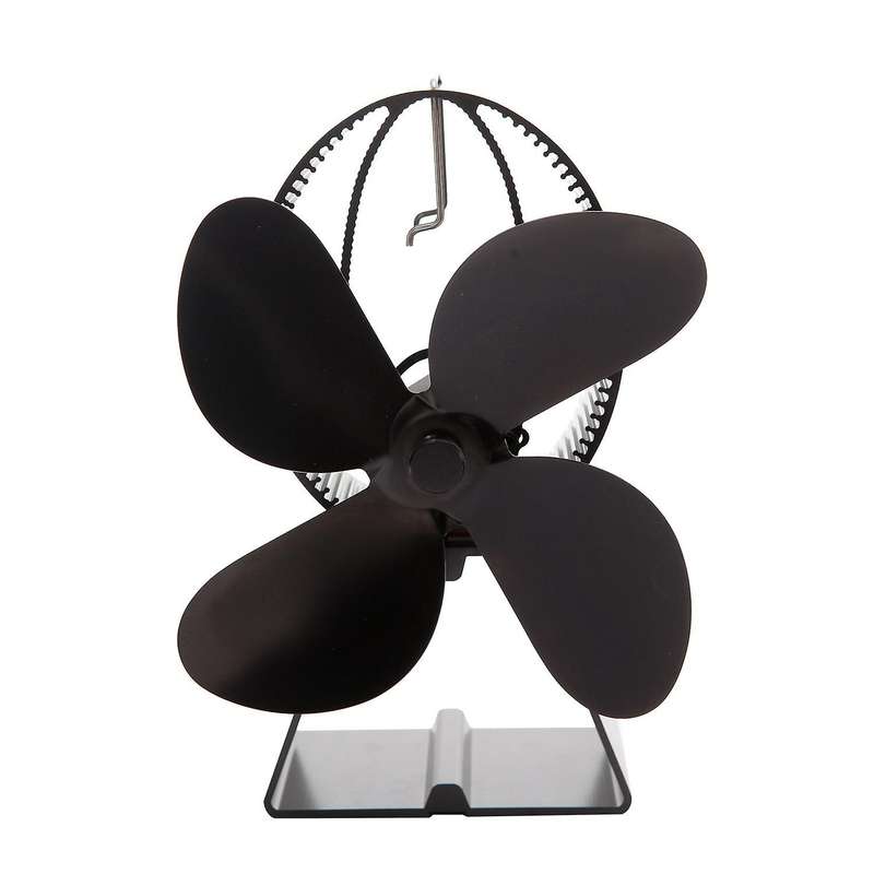 4 Blade Tube Stove Fan Fireplace Stove Fan Home Fireplace Fan