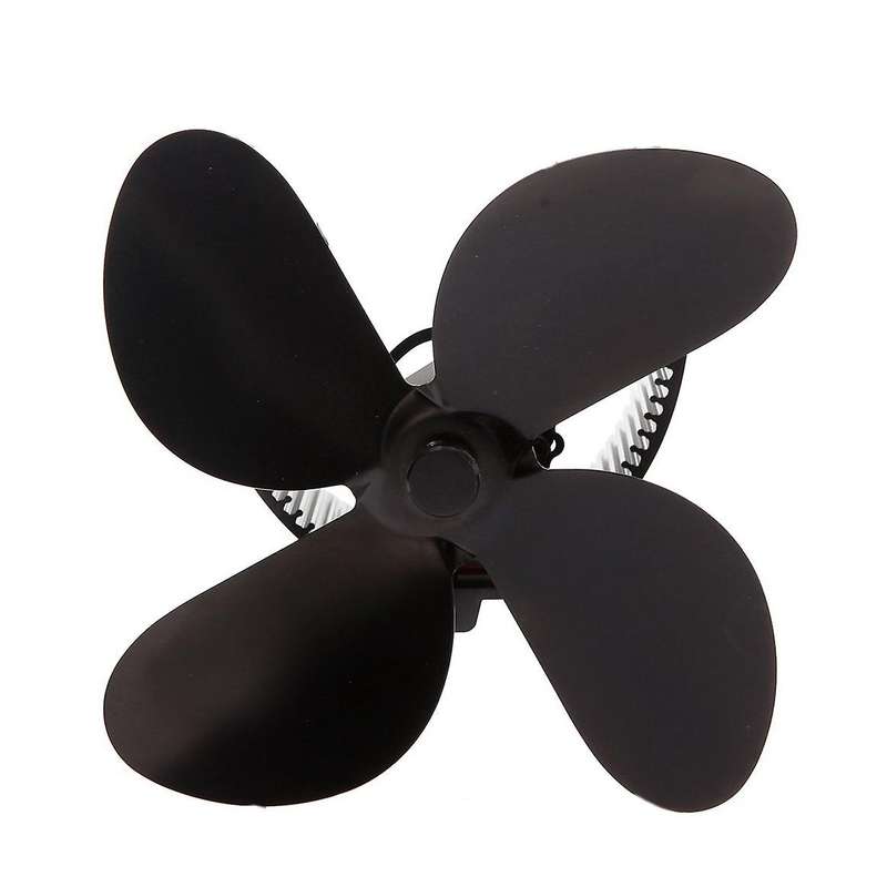 4 Blade Tube Stove Fan Fireplace Stove Fan Home Fireplace Fan