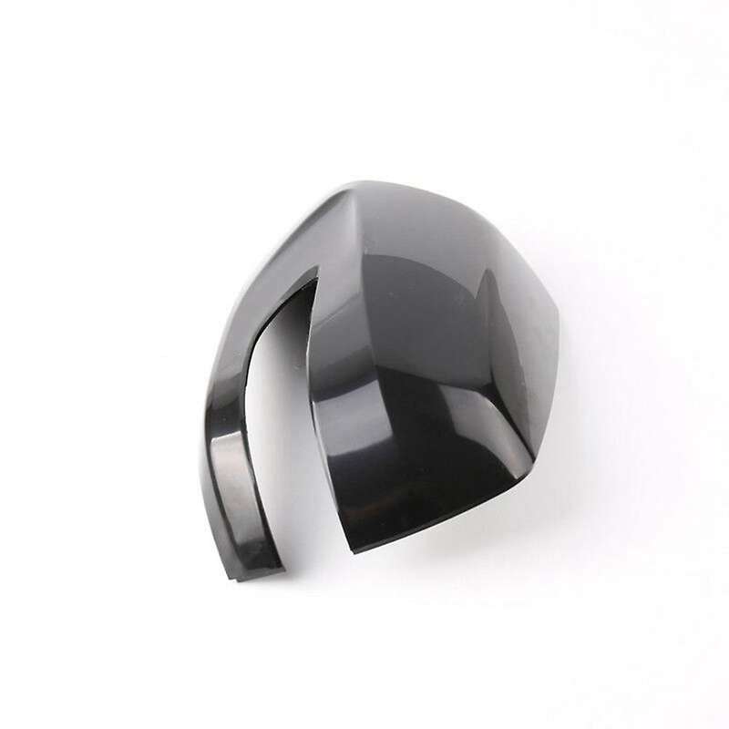Left & Right Black Rearview Mirror Cover for Subaru Forester 2010 Bright Black