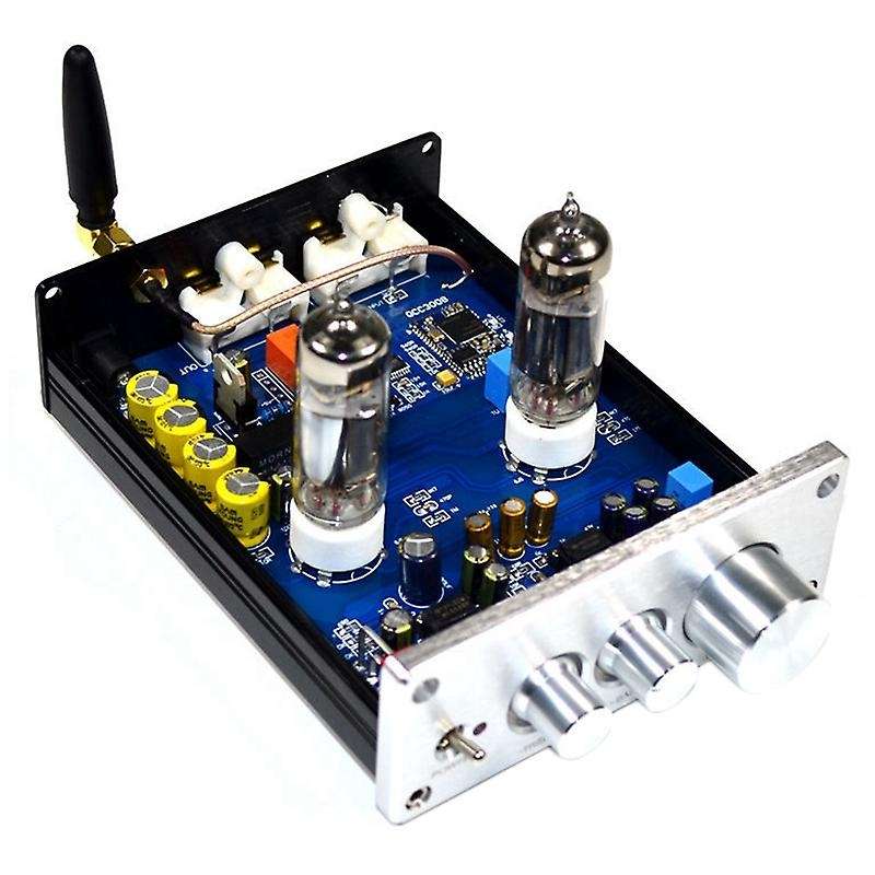Buffer Hifi 6j5 Bluetooth 4.2 Tube Preamp Amplifier(silver)