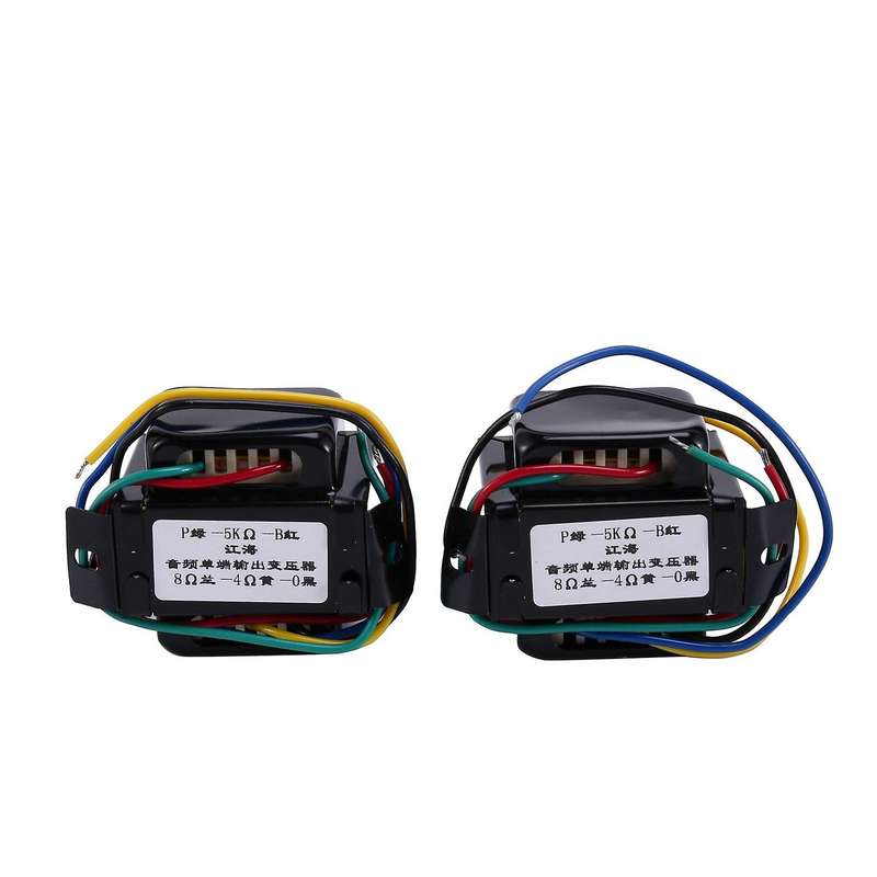 2pcs Transformer for 6p1 6p14 6p6 0-4-8 Ohm Diy Vacuum Tube Amplifier