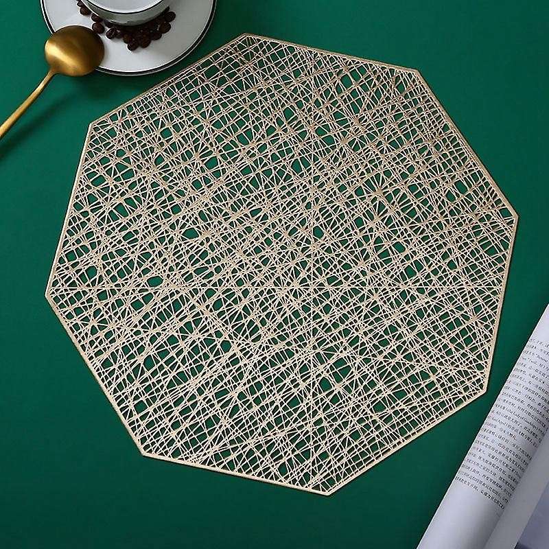 12pcs Non-slip Pvc Placemats Table Mats Heat-insulated Pad Mat Decor