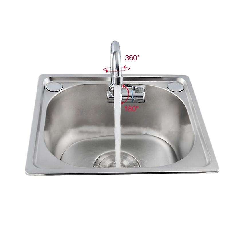 Caravan Boat 360 Degree Rotation Copper Basin Cold Water Faucet Tap
