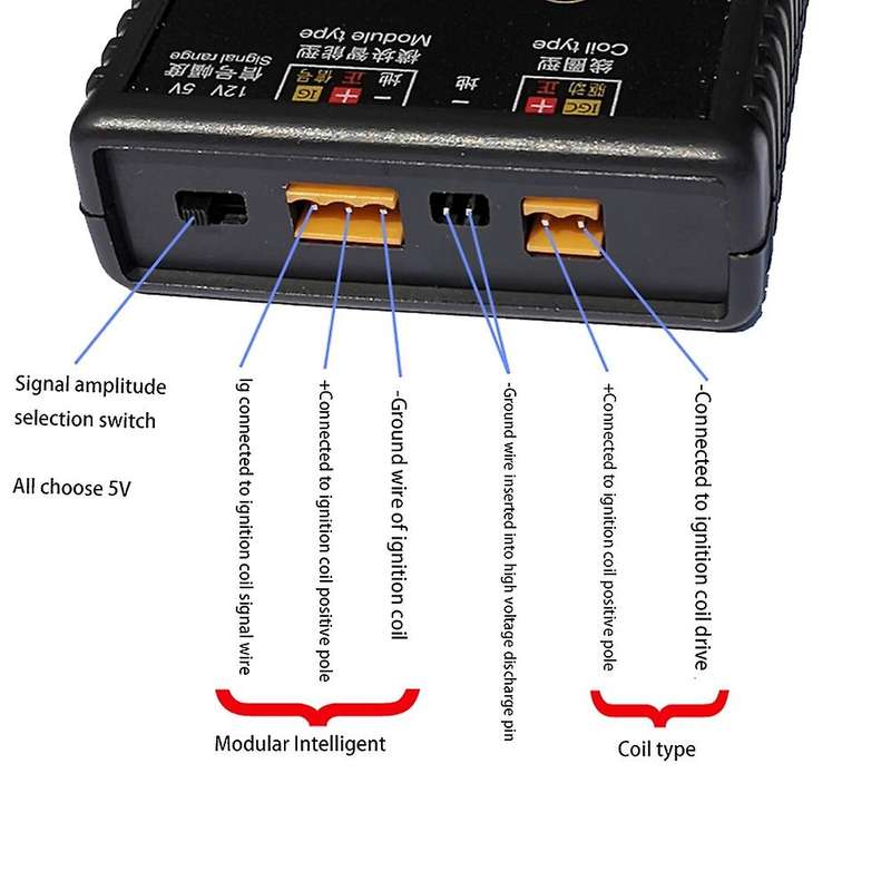 Automobile Ig80 Ignition Coil Tester 24v 12v Coil Ignition Testing