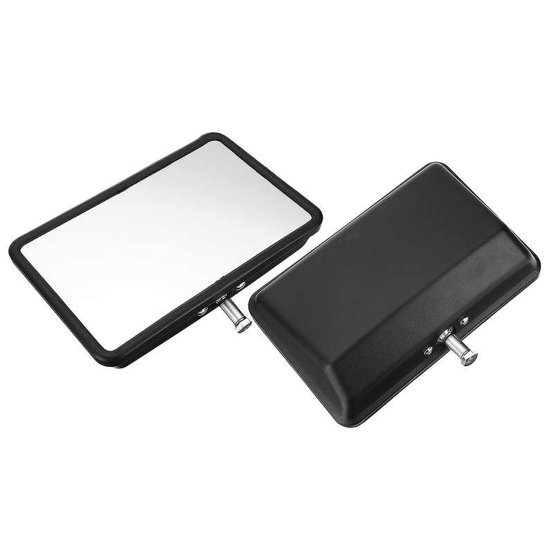2x Retro Car Side Rear View Mirrors Car Door Wing Mirror Black