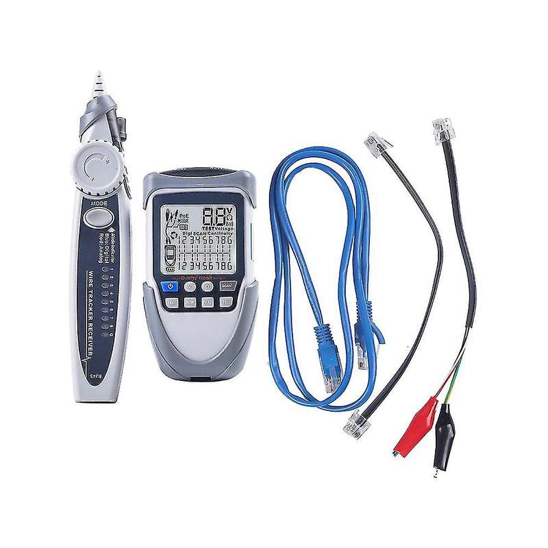 Et612 Handheld Multi-function Network Cable Tester Lcd Screen Display