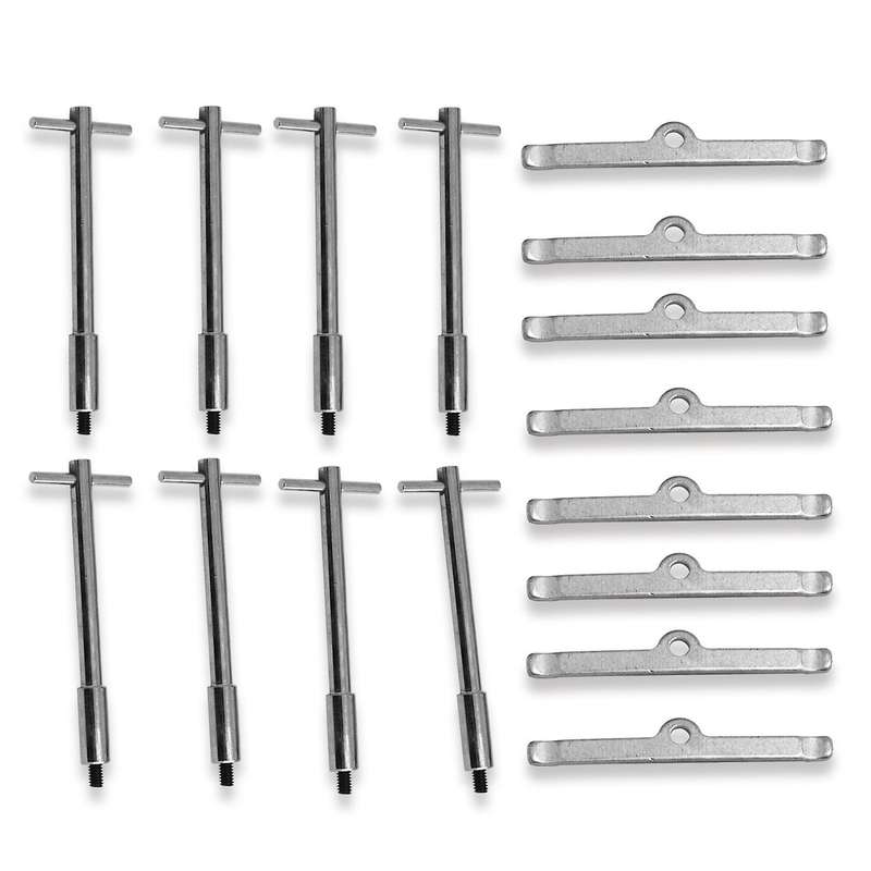 T-bar Valve Hold Down Kit for Chevrolet Sb 265 283 302 305 Engines
