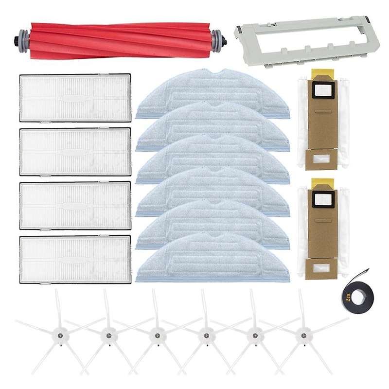 Mop Cloth Main Brush Cover Holder Hepa Filter for Xiaomi Roborock S7
