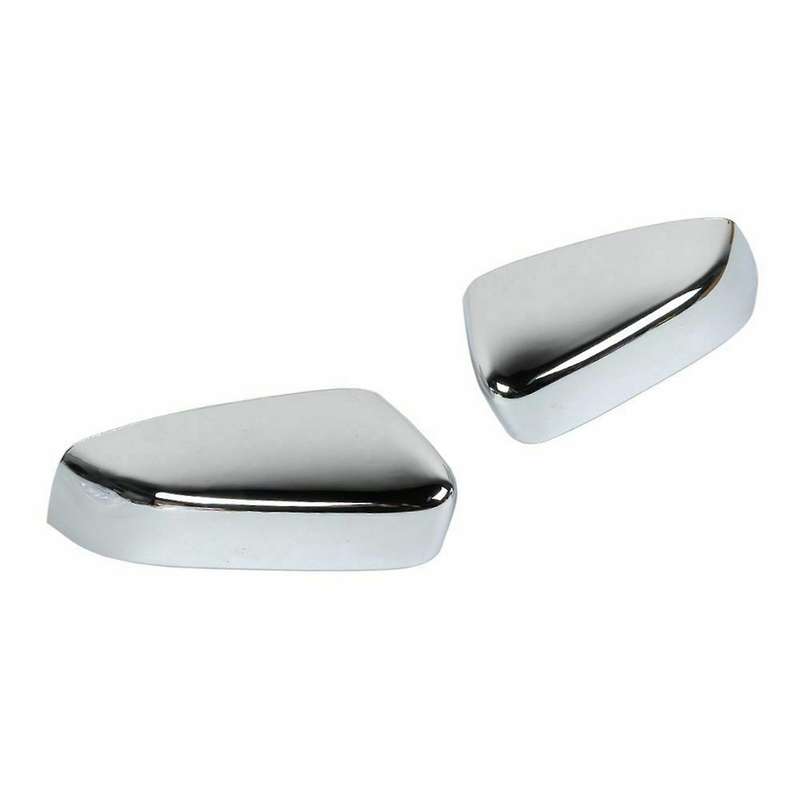 Side Door Mirror Covers Abs for Ford Mustang 2009-2013, Chrome