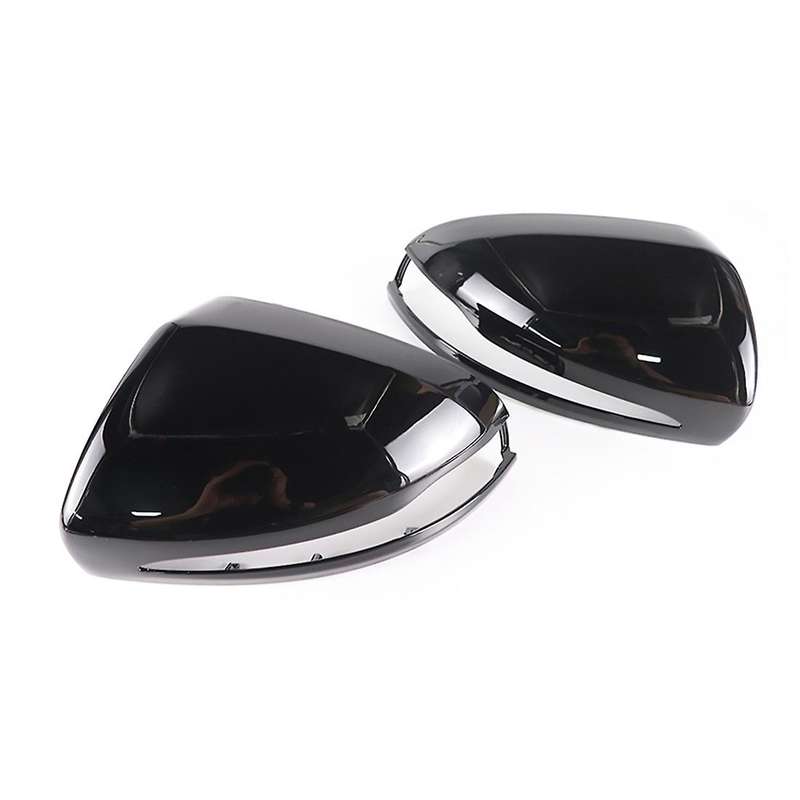 Bright Black Rear Mirror Shell Cover Caps for Mercedes Benz W176 B