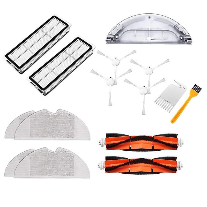 Main Brush Side Brush Filters Mop Cloth Water Tank for Mijia 1c Robot