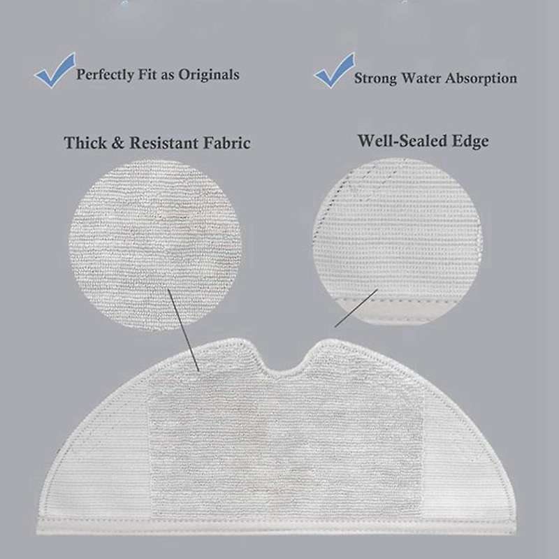 Main Brush Side Brush Filters Mop Cloth Water Tank for Mijia 1c Robot