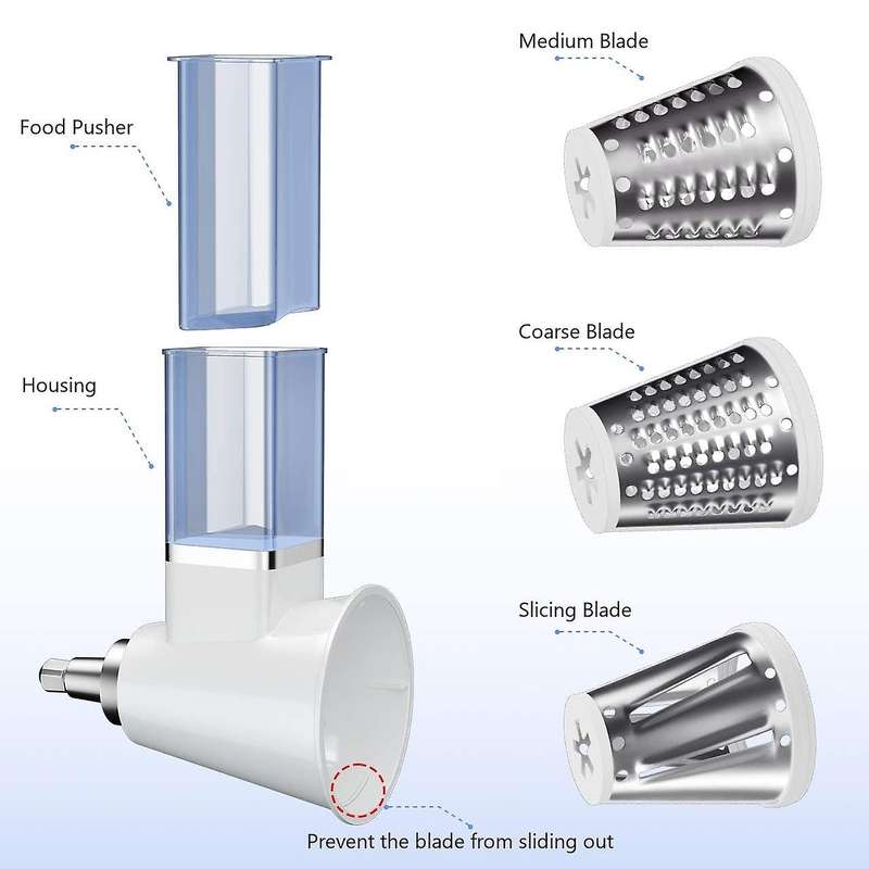 Slicer/shredder Attachment for Kitchenaid Stand Mixer Electric Cheese