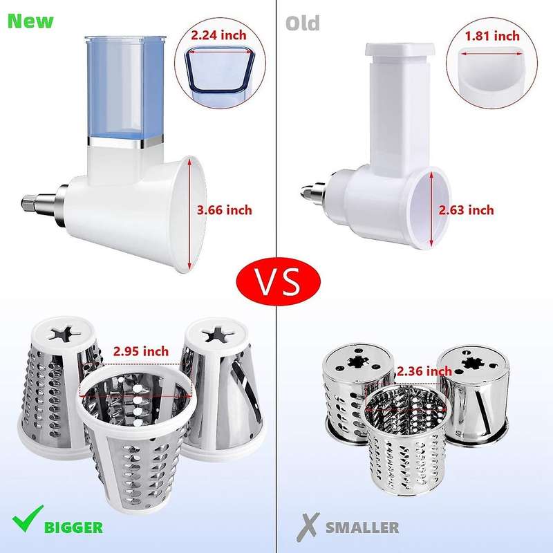 Slicer/shredder Attachment for Kitchenaid Stand Mixer Electric Cheese