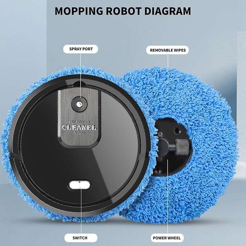 Smart Robot Vacuum Cleaner Sweeping Mopping Smart Mop Robot-b