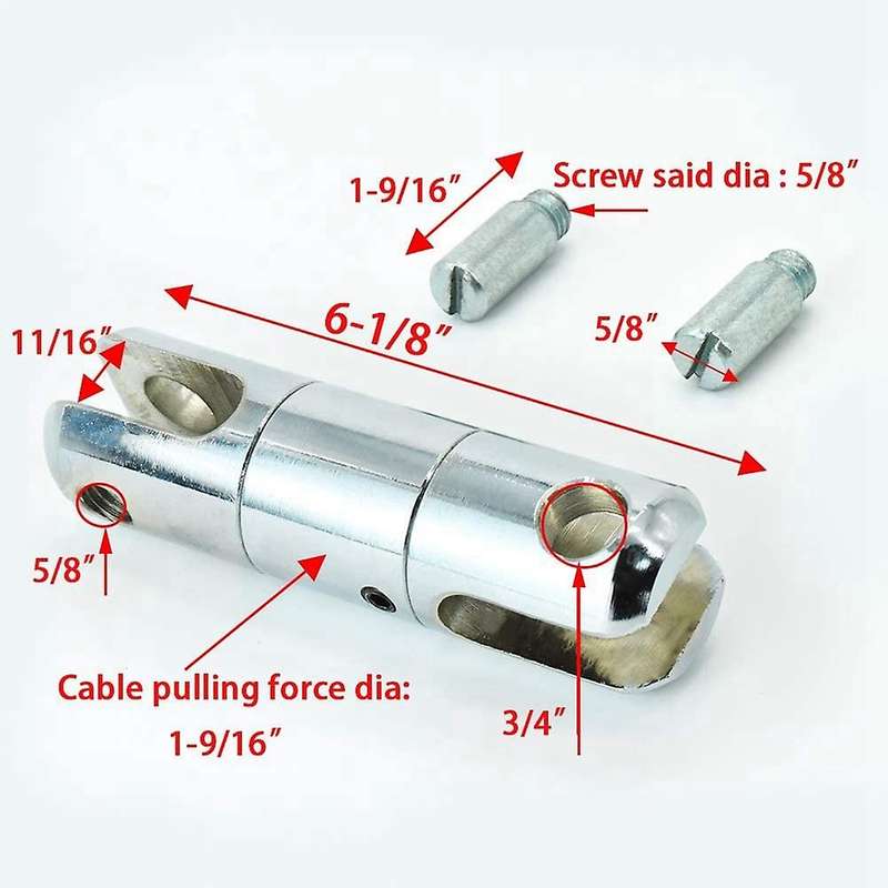 Cable Pulling Swivel Wire Bearing Breakaway Swivel 1 Ton - 1pcs