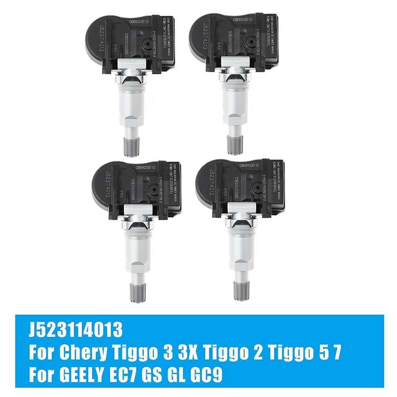 4pcs Tpms Tire Pressure Monitoring Sensor J523114013 for Chery