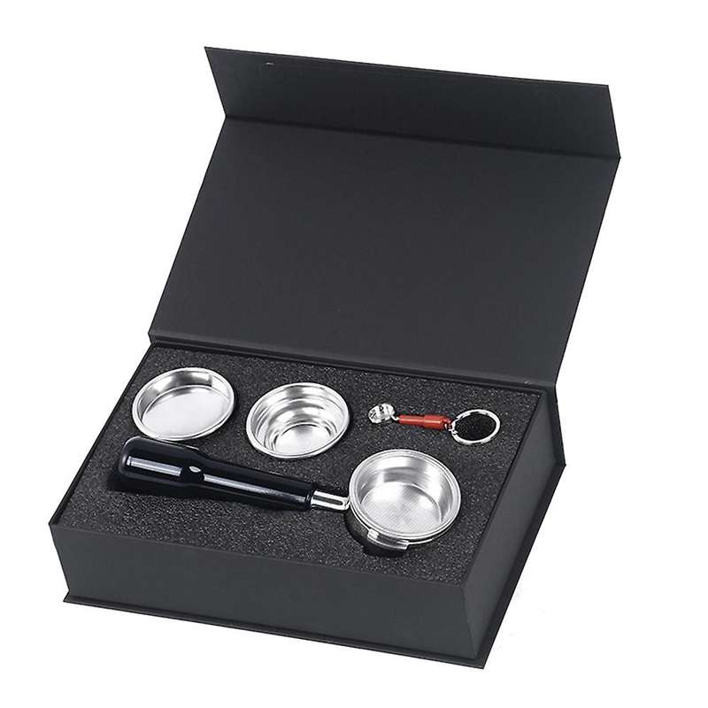 58mm Stainless Steel Binaural Coffee Machine Handle Bottomless H