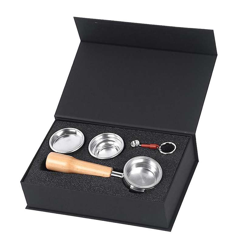 58mm Stainless Steel Binaural Coffee Machine Handle Bottomless G