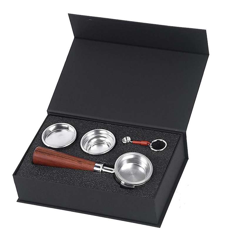 58mm Stainless Steel Binaural Coffee Machine Handle Bottomless D
