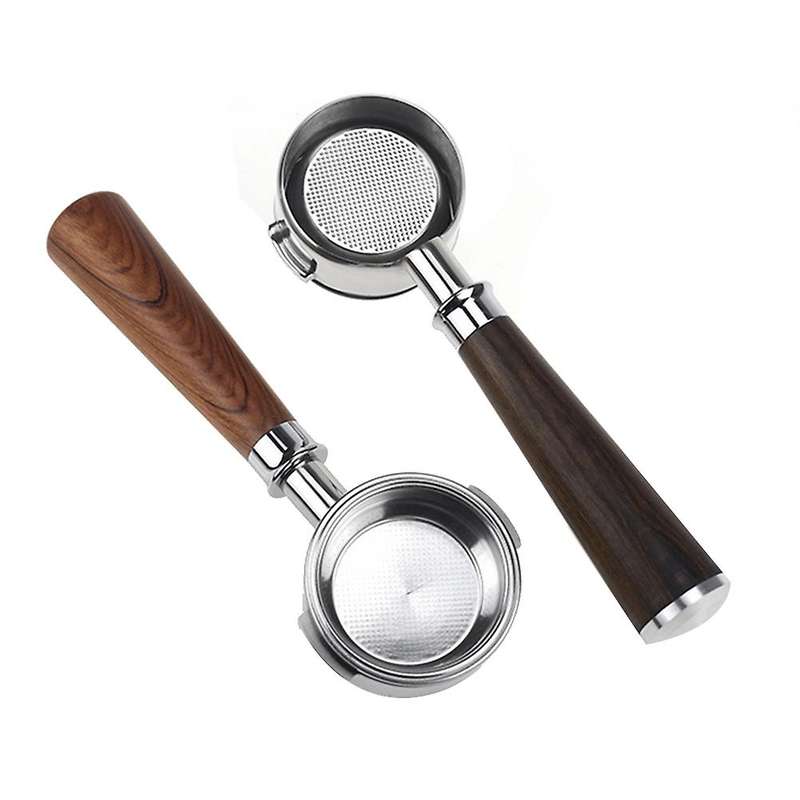 58mm Stainless Steel Binaural Coffee Machine Handle Bottomless C