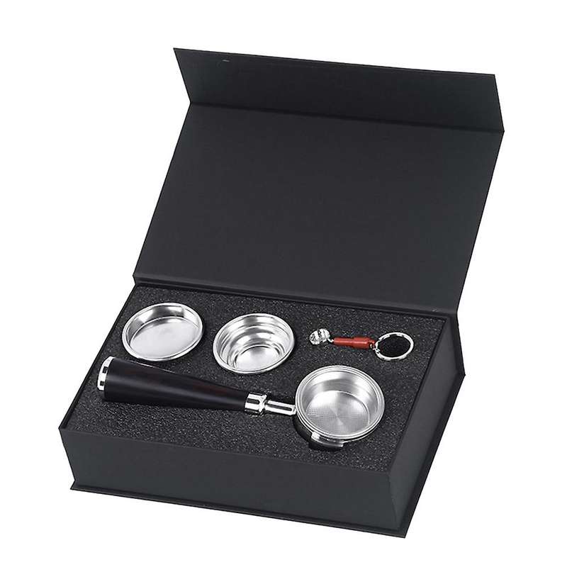 58mm Stainless Steel Binaural Coffee Machine Handle Bottomless C
