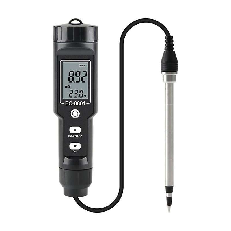 Soil Ec Tester Tools Potted Plants Gardening Agriculture No Backlight