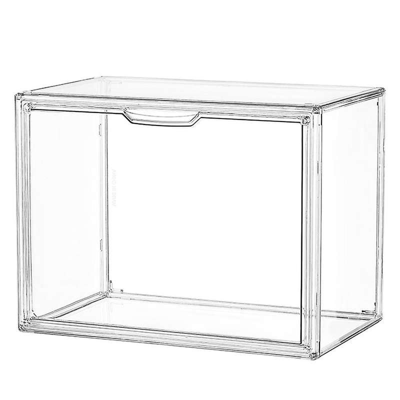 Transparent Desktop Book Organizer Plastic Bookshelf Display Case