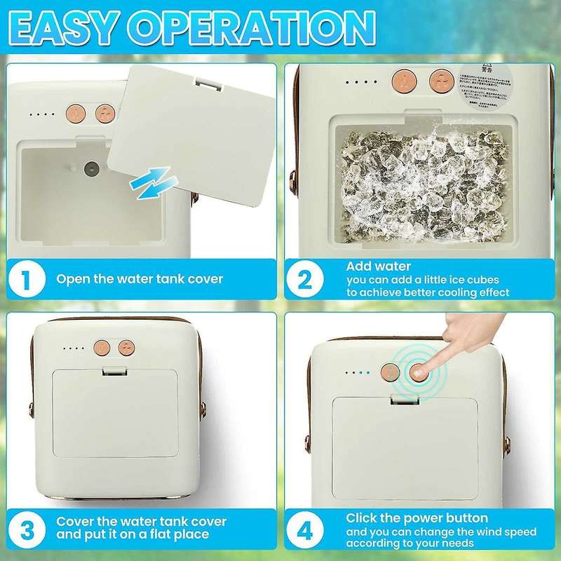 Mini Portable Air Conditioner Usb Air Cooler Fan Water Cooling Fan