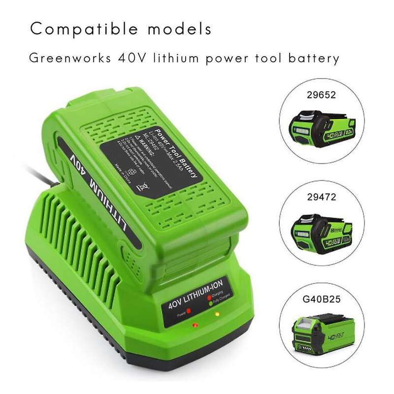 40v Lithium Battery Charger for Greenworks 40v Li-ion Battery Eu Plug